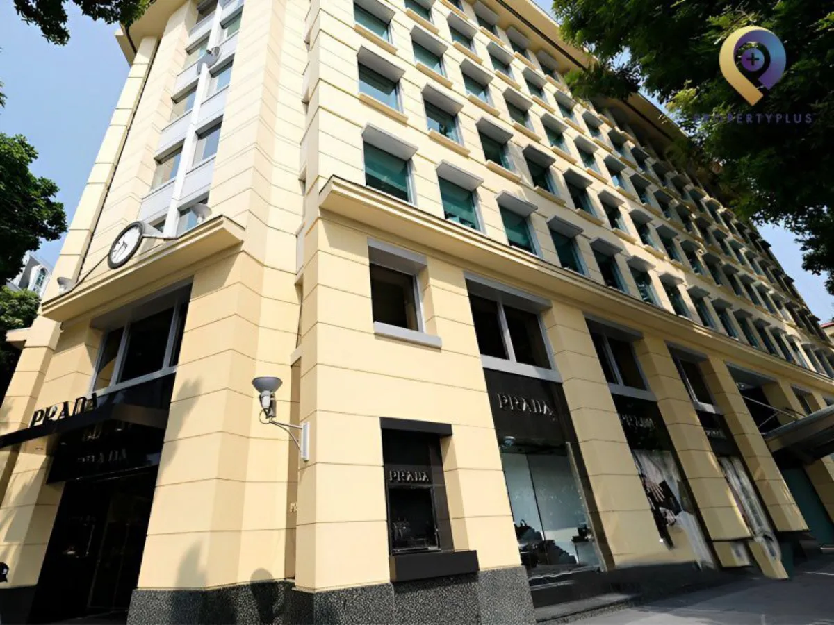 Toàn cảnh mặt ngoài tòa nhà 63 Lý Thái Tổ, Hà Nội